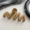 Onda de alta qualidade tubarão clipe grampo de cabelo feminino de volta cabeça updo grampo de cabelo grande grampo de cabelo cocar aperto de cabelo