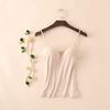 Camisola pequena com bojo colete de peça única lingerie sem fio Colete japonês Camiseta básica feminina