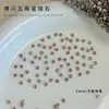 Rhinestones para Uñas con Rosas Secas Otoño/Invierno Celebridad de Internet Súper Brillantes Color Caramelo Circonita 5A Rhinestones Irregulares con Base Plana Uñas Postizas Rhinestones para Uñas