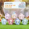 Pelúcia estilo antigo carteiro raposa de nove caudas caixa surpresa figura de brinquedo criativa moderna decoração de mesa nova caixa surpresa moderna atacado