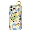 Funda para teléfono con pulsera y cara sonriente para Apple 15, 13, Pro Max, 7 Plus, Love 12, 11, XS Max, XR