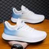 Comércio exterior transfronteiriço verão novo masculino malha de seda gelada respirável cor gradiente esportivo lazer jovem versátil sapatos masculinos
