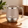 Taza de café de acero inoxidable con aislamiento al vacío de 16.91 oz con tapa, taza térmica de doble pared para bebidas calientes y frías - Regalo ideal para uso en casa, actividades al aire libre, camping, cumpleaños, vacaciones (Acción de Gracias, Navidad), Víspera de Todos los Santos