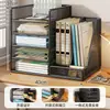 Prateleira de Armazenamento para Classificação de Assuntos Porta-livros de Mesa Estante em Camadas Porta-arquivos de Mesa para Estudante Prateleira de Armazenamento de Livros Uso Doméstico