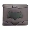 Billetera Corta de Metal de Batman Billetera Batman Superhéroe para Hombres y Mujeres Billetera de Monedas de PU Billetera de Cuero Portatarjetas