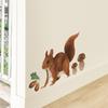 FX-F480 caricatura arcoíris pequeña ardilla hongo habitación infantil jardín de niños decoración de pared para el hogar pegatina de pared al por mayor