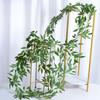Flor Artificial Hoja de Sauce Ratán Decoración de Boda Vid Planta Verde Bonsái Hojas de Eucalipto Hojas de Eucalipto
