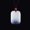 Colgante de Hebilla de la Paz de Jade Blanco Azúcar de Jade de Seda Dorada Natural de Xinjiang Jade Verde Esmeralda Gota de Agua Colgante de Marca Pan al por Mayor