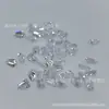 Wuzhou Pedra Sintética Formato de Espada Zircônia Pedra Solta Corte Diamante Formato de Escudo Branco CZ