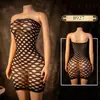 Lencería Sexy con Entrepierna Abierta, Ropa de Dormir Navideña de Malla, Medias, Falda, Coqueteo Sexy para Pareja, Uniforme Transparente, Conjunto de Tentación