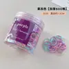 Elásticos de Borracha Pretos Descartáveis para Mulheres Prenderem o Cabelo, Cordas de Cabelo Altamente Elásticas Que Não Danificam o Cabelo, Elásticos de Cabelo para Crianças, Acessórios de Cabelo para Tranças