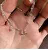 Pulseira Coração Tridimensional de Camada Dupla Super Feérica para Mulheres, Pulseira Empilhável Exquisita de Nicho de Luxo Leve, Joia Versátil e de Alto Padrão