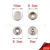 Fábrica de força botão de metal 205# mochila Botão branco jaqueta corta-vento quatro botões cobre macacão botão urgente atacado