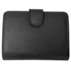 Cartera de Cuero Genuino Gran Capacidad con Bolsillo para Monedas Billetera con Cremallera Piel de Vaca para Dama Anti-Robo Rfid Cepillado Cartera Multifuncional