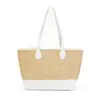 Bolso Tejido de Paja para Mujer 2025 Nuevo Versátil Simple Bolso de Hombro Bolso Tote de Gran Capacidad Bolso Tejido Bolso de Playa Portátil