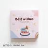 Caja de Papel de Dibujos Animados Linda Caja para Pastel Grande con Cuchillo y Tenedor Caja para Utensilios de Repostería Caja de Embalaje Caja de Regalo para Cumpleaños Infantil