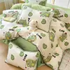Juego de ropa de cama de cuatro piezas engrosado, cálido, de algodón puro con vellón de leche para otoño e invierno, juego de ropa de cama para bebé de algodón puro con vellón de leche, oferta especial