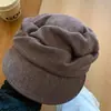 Chapéu Boina Preto Plissado Estilo Japonês Yamamoto Feminino Outono Inverno 2026 Novo Boné Plano Retro Boné de Jovem Jornaleiro Chapéu de Pintor