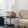 Lámpara de mesa de noche estilo wabi-sabi, arte de ratán estilo americano vintage, decoración para casa de huéspedes, iluminación ambiental para estudio y dormitorio