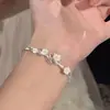 Pulsera de Osmanthus Ins Nicho Dulce Estudiante Simple Elegante Estilo Fresco Pulsera para Mejor Amiga Pulsera de Corazón de Chica Abierta