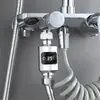Pantalla Digital de Temperatura de Ducha Grifo de Baño Medición de Temperatura Termómetro de Agua Doméstico para Niños y Personas Mayores