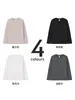 Selección Premium2026 Invierno Top Forrado de Polar Camiseta Blanca Mismo Estilo Color Sólido Unisex Camiseta de Manga Larga Capa Base para Hombre