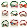 Novo Natal pet bow tie bowknot pet tie gatinho filhote de cachorro tie Christmas bow tie em stock