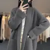 Colección Otoño/Invierno 2026: Suéter Cálido, Versátil, Sencillo, Casual, Tejido, Abrigo, Cárdigan de Moda, Top de Longitud Media para Mujer