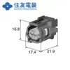 6189-7020 suministro Sumitomo conector carcasa de plástico conector hija oro entrega puntual