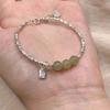 Xiaozhong novo estilo chinês jade quebrado pulseira de prata moda feminina all-match High sense Lucky Brand pulseira de prata quebrada