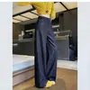 Nuevos Jeans de Pierna Ancha de Invierno para Mujer Talla 26 Transfronterizos de Cintura Alta Estilo Perezoso Pantalones Rectos Holgados Soporte Dropshipping