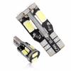 Suministro transfronterizo de luz indicadora de ancho de coche T10, 10 LED, W5W, luz de lectura para luz de maletero LED, luz de fábrica para coche.