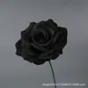 Flor de Rosa Artificial de Tallo de Hierro de Cabeza Única Materiales de Decoración de Bodas Tienda de Centro Comercial al por Mayor Pared de Flores para Paisajismo Flores Artificiales