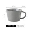 Juego de Taza y Platillo de Cerámica para Café, Taza de Desayuno de Gran Capacidad, Taza de Desayuno Estilo Ins, Taza de Té, Taza y Platillo de Desayuno en Relieve