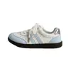 Bonitas Tenis Blancos de Suela Gruesa para Mujer Lovely You, Nuevos Zapatos de Plataforma con Patrón de Estrella Otoño 2026, Zapatos de Entrenamiento Versátiles de Nicho Ins Estilo Alemán