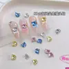 Super Brilhante K9 Cabeça de Gato Pedraria para Unhas Acessórios Tendência Luxo High-End Irregular Fundo Pontiagudo Acessórios de Decoração para Unhas