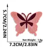 Mil Vitórias Novo Tecido Colorido com Bordado de Borboleta Patch Decoração de Borboleta Desenho Animado Patch para Roupa Jaqueta Puffer Termocolante Em Estoque