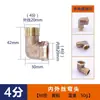Conector rápido de latão personalizado de 4 pontos, fio interno e externo, mangueira de metal direta, conector em T, junta para tubo de água