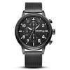 Nuevo en stock reloj megir para hombre multifunción cronógrafo impermeable correa de acero deportivo reloj de cuarzo 2157