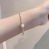 Pulseira de Pérolas Doce para Mulheres, Simples e Fashion, Pulseira Elegante e Estilosa para o Dia a Dia, Joia Trendy de Nicho