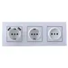 Uso Transfronterizo de Enchufes de Pared de Estándar Europeo Estilo Europeo, Enchufes de Pared Franceses, 16A 220V, Enchufe de Estándar Francés con Toma de Tierra