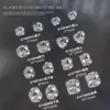 Diamantes Apilados de Circonita Premium, Diamantes Deslumbrantes para Uñas Artísticas, Bolas de Diamantes Apilados Transparentes Blancas Hechas a Mano, Decoraciones para Uñas Grandes Cuadradas de Huevo de Paloma Azúcar de Hielo