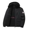 Jaqueta Quente Forrada com Fleece Nova Masculina Outono e Inverno Casual Outdoor Multibolsos Roupa de Algodão Masculina 1366