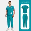 Venta Caliente Trabajadores de Salón de Belleza, Residencias de Ancianos, Doctores, Enfermeras, Clínicas, Uniformes de Enfermera, Ropa para Lavarse las Manos, Conjuntos de Scrubs