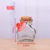 Garrafa de vidro com rolha garrafa de desejos garrafa vazia céu estrelado arco-íris oceano flutuante garrafa Estrela material DIY acessórios