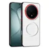 Funda para Teléfono Móvil Adecuada para Honor Magic8Pro Funda Protectora de Lujo de Negocios para Magic7Pro Succión Magnética Cuero Liso Magic 8