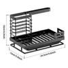 Estante de Cocina Amazon Transfronterizo Estante de Almacenamiento para Esponja Cepillo de Limpieza para Fregadero Estante para Trapo de Cocina Almacenamiento