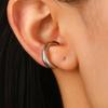 Amazon Transfronterizo Nuevo Anillo Grueso Clip de Oreja en Forma de C Aretes Abiertos Moda Viajero Simple Joyería Sin Oreja