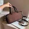 Nuevo Bolso Almohada de Gamuza Otoño/Invierno Sentido de Alta Gama Diseño de Nicho para Mujer Bolso de Hombro Cruzado Versátil Retro para Mujer