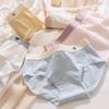Ropa interior de algodón para niña de clase A, combinación de ropa interior de algodón, entrepierna antibacteriana, transpirable, cintura y cadera, calzoncillos para estudiantes